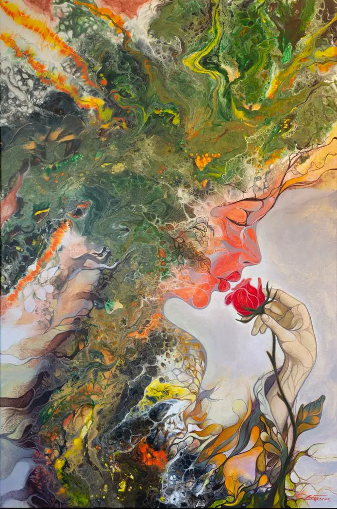 The kiss of the rose
